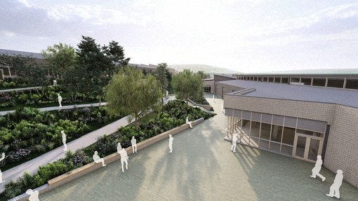 artist's impression of the new campus
