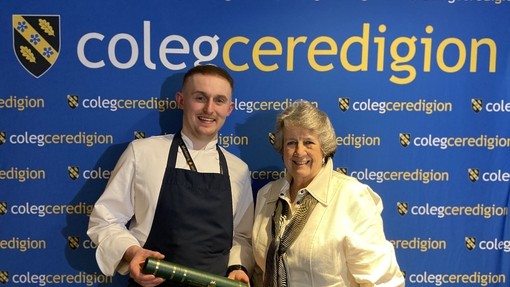 Sylvia Robert-Sargeant, a member of the Worshipful Livery Company of Wales with Sam Everton