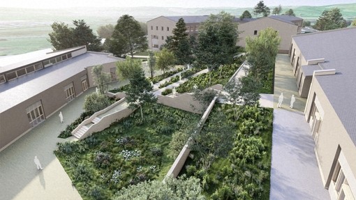 artist's impression of the new campus