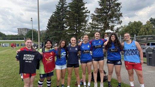 A team of sports students ready to get playing
