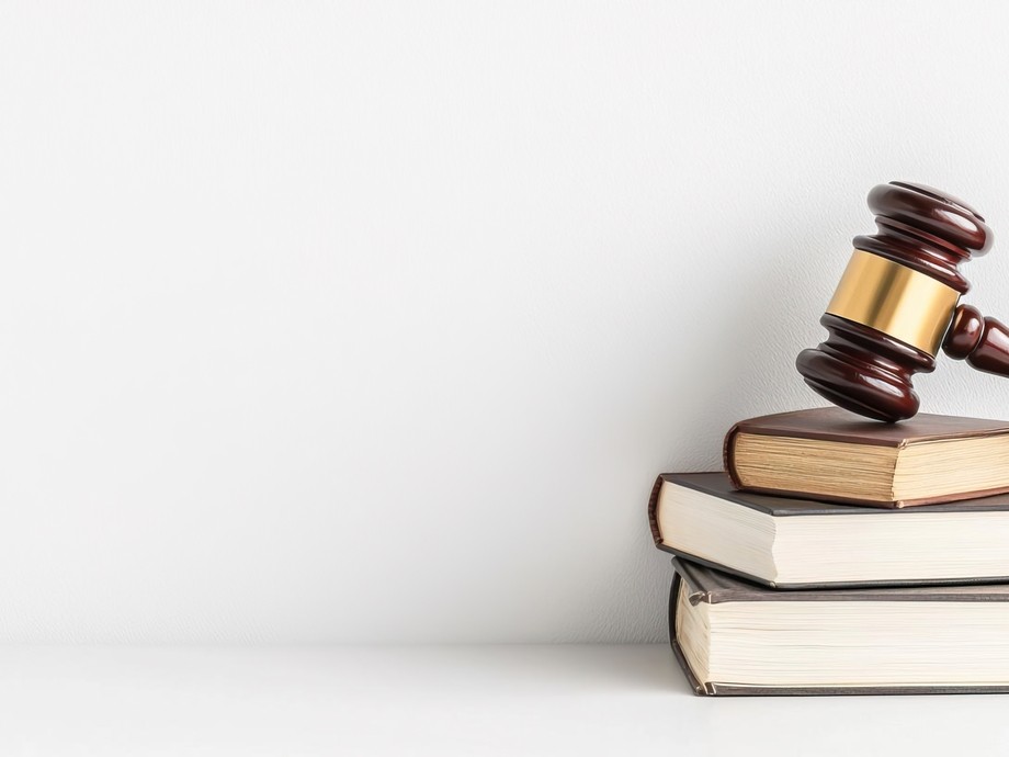 Books and gavel