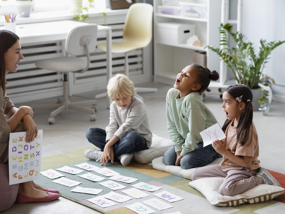 Speech therapy session