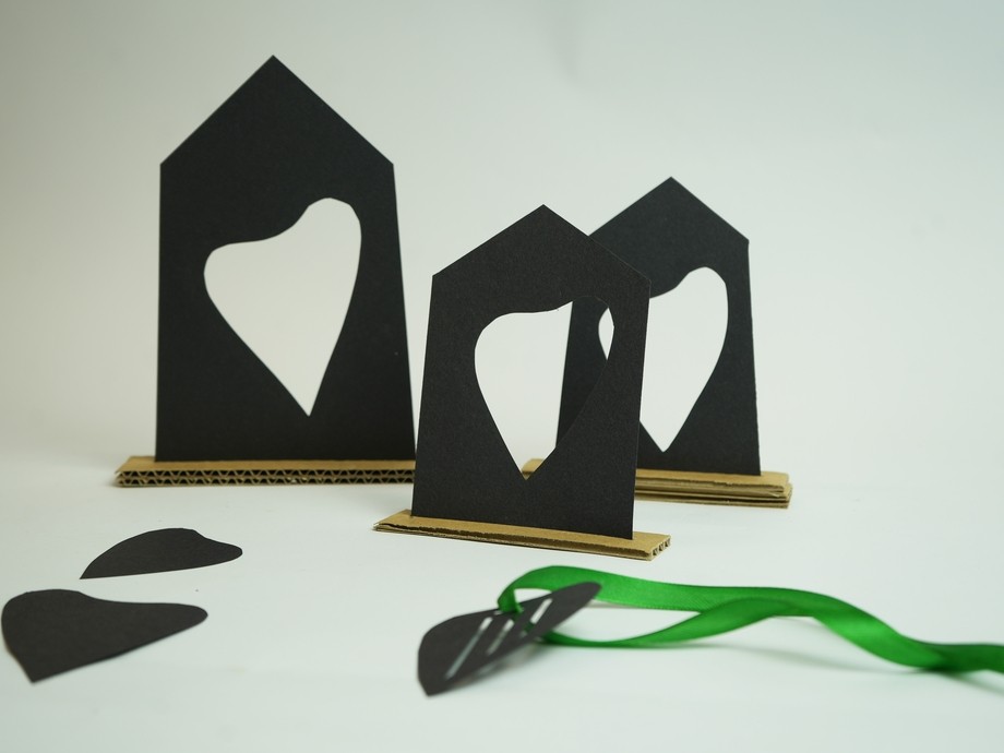 A prototype design for the competition with a heart and house shapes