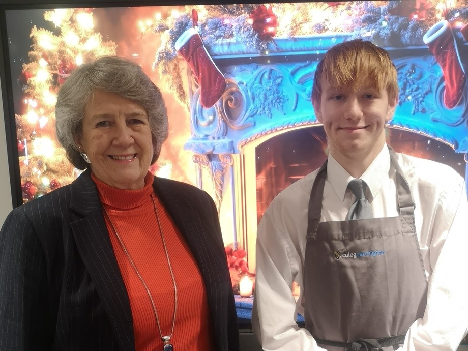 Catering student
