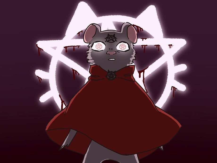 An animation of a cat inspired by a game