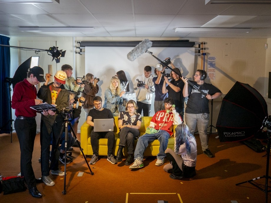 Year two media students 