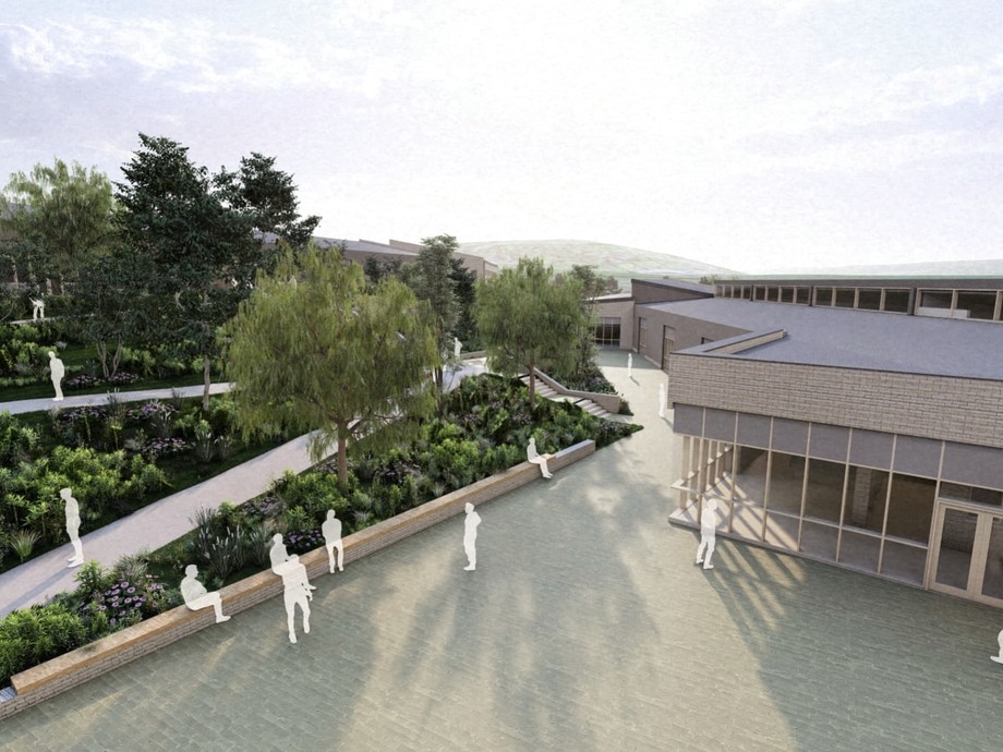 artist's impression of the new campus
