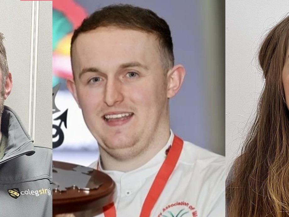 Head shots of the five mentors in a row