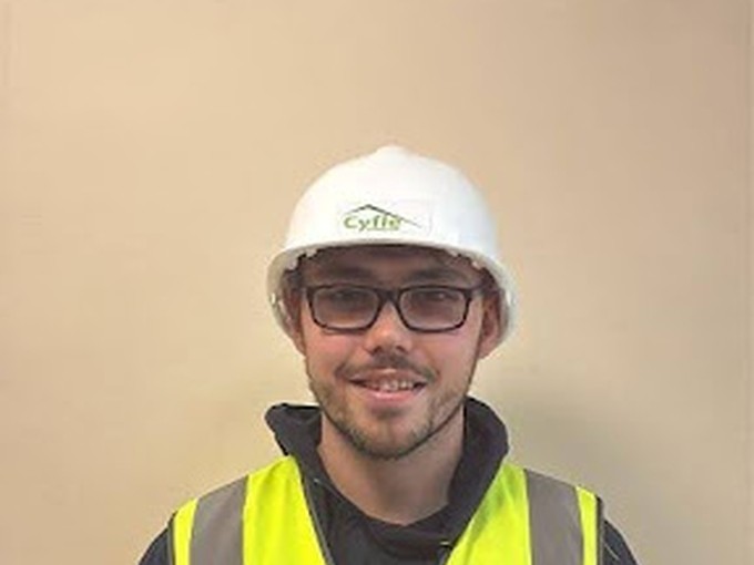 Matthew Rees-Thomas - Apprentice - In hi-vis gear