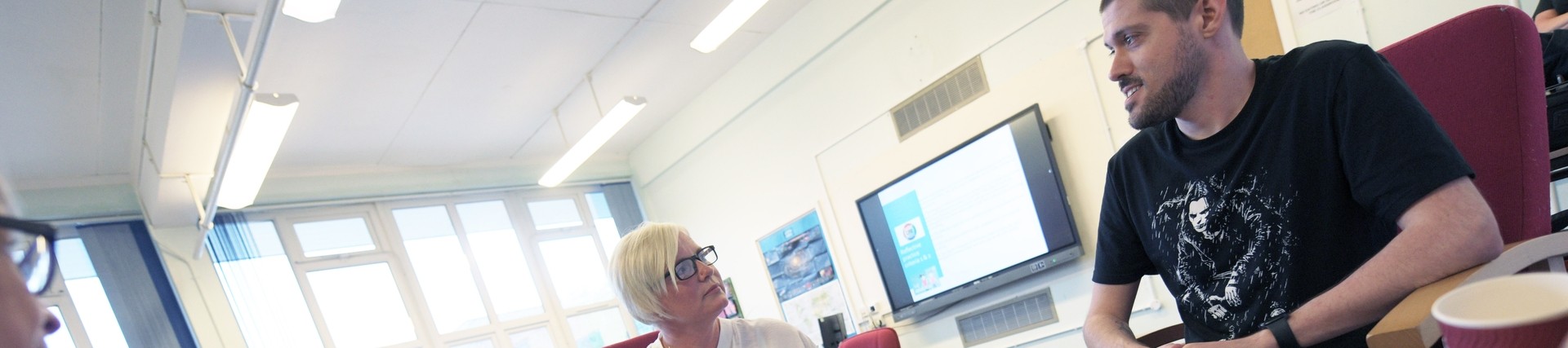 Students discuss the value of social care.