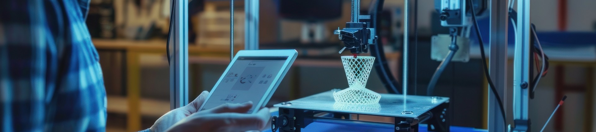 engineer-using-tablet-monitor-3d-printing-ornate-basket