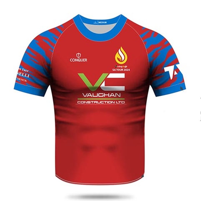 A sponsor rugby shirt